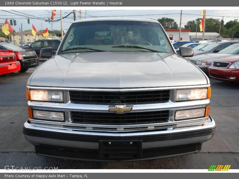 Light Pewter Metallic / Neutral 1999 Chevrolet Suburban C1500 LS