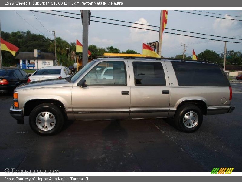 Light Pewter Metallic / Neutral 1999 Chevrolet Suburban C1500 LS