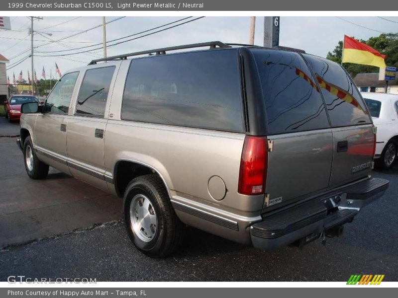 Light Pewter Metallic / Neutral 1999 Chevrolet Suburban C1500 LS