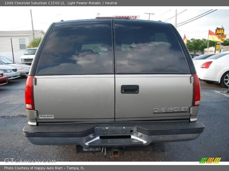 Light Pewter Metallic / Neutral 1999 Chevrolet Suburban C1500 LS