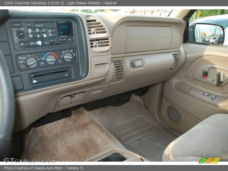 Light Pewter Metallic / Neutral 1999 Chevrolet Suburban C1500 LS