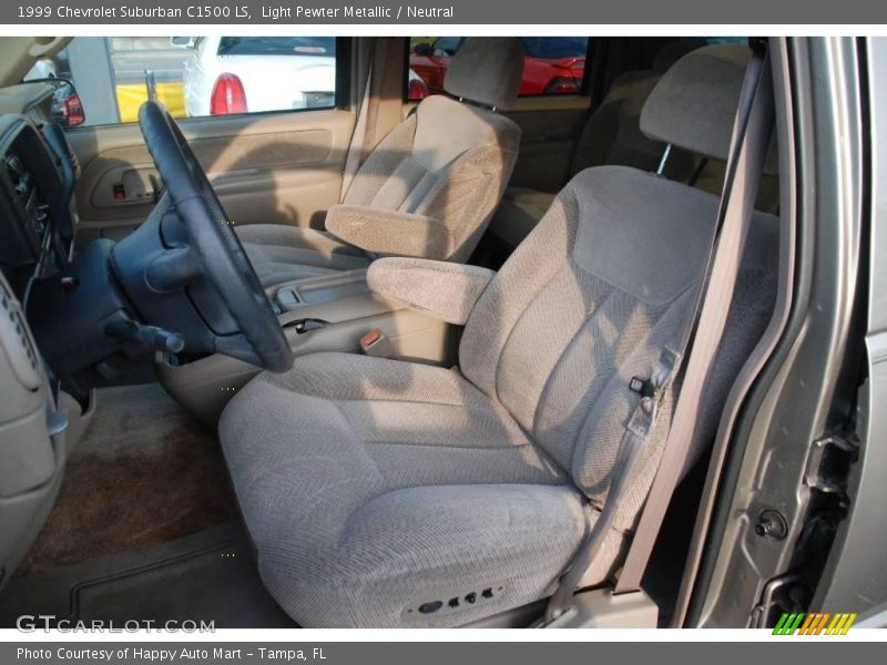 Light Pewter Metallic / Neutral 1999 Chevrolet Suburban C1500 LS