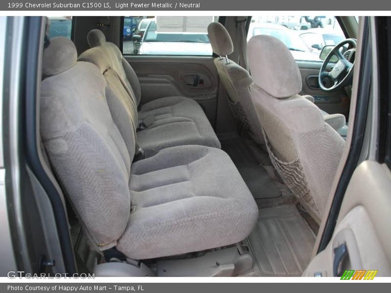 Light Pewter Metallic / Neutral 1999 Chevrolet Suburban C1500 LS