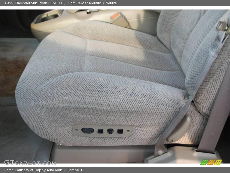 Light Pewter Metallic / Neutral 1999 Chevrolet Suburban C1500 LS