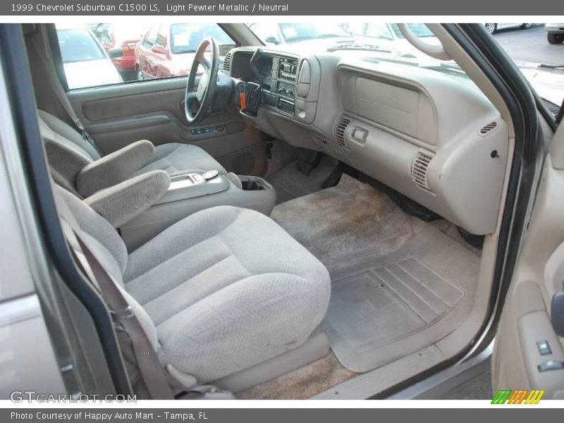 Light Pewter Metallic / Neutral 1999 Chevrolet Suburban C1500 LS