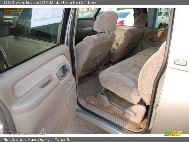 Light Pewter Metallic / Neutral 1999 Chevrolet Suburban C1500 LS