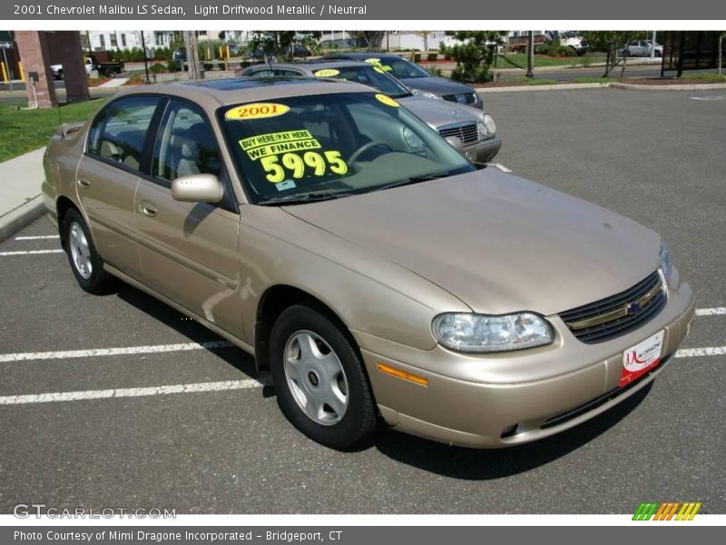 Light Driftwood Metallic / Neutral 2001 Chevrolet Malibu LS Sedan