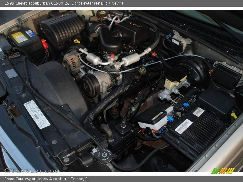 Light Pewter Metallic / Neutral 1999 Chevrolet Suburban C1500 LS