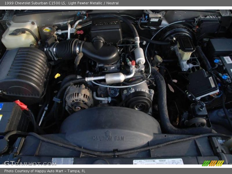 Light Pewter Metallic / Neutral 1999 Chevrolet Suburban C1500 LS