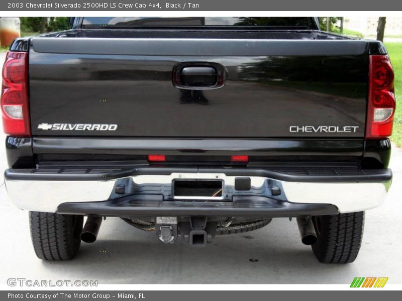 Black / Tan 2003 Chevrolet Silverado 2500HD LS Crew Cab 4x4