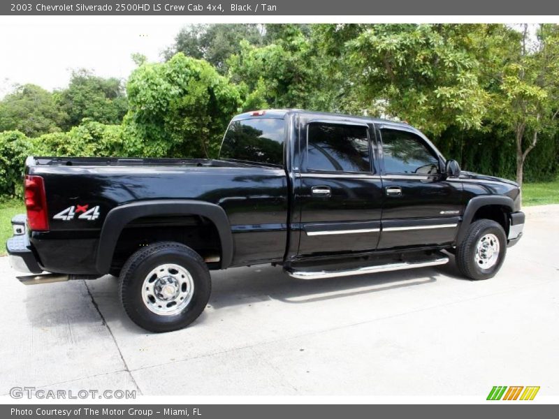 Black / Tan 2003 Chevrolet Silverado 2500HD LS Crew Cab 4x4