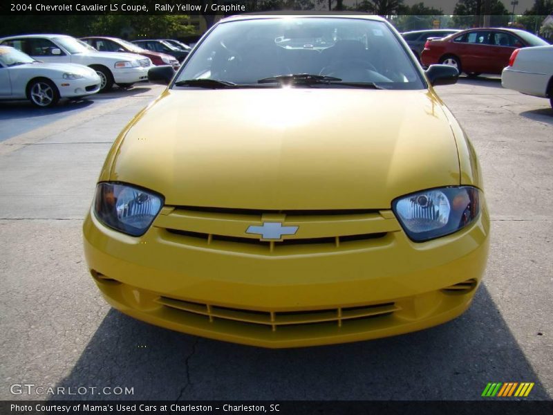 Rally Yellow / Graphite 2004 Chevrolet Cavalier LS Coupe