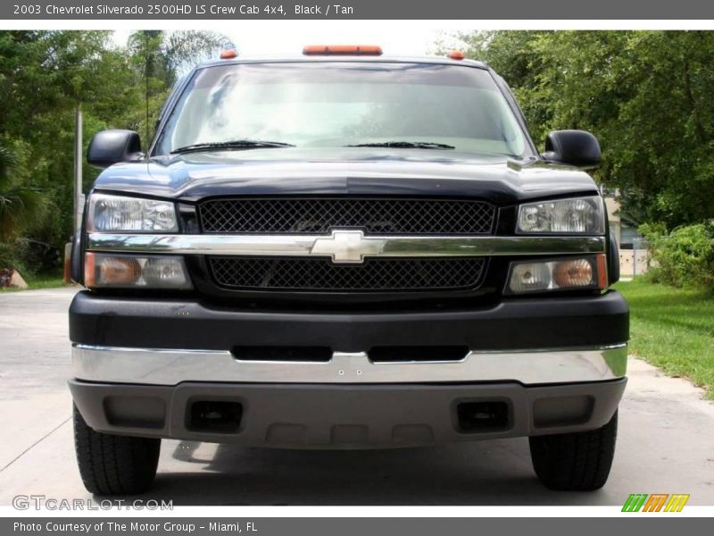 Black / Tan 2003 Chevrolet Silverado 2500HD LS Crew Cab 4x4
