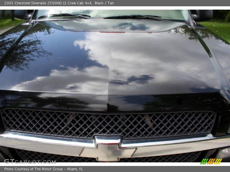 Black / Tan 2003 Chevrolet Silverado 2500HD LS Crew Cab 4x4