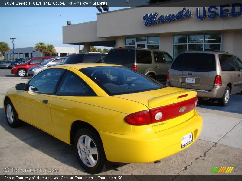 Rally Yellow / Graphite 2004 Chevrolet Cavalier LS Coupe