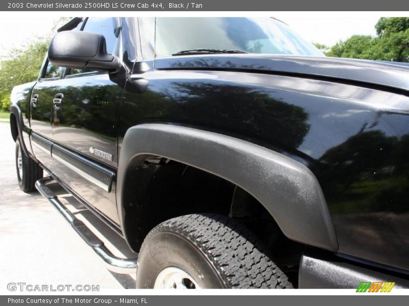 Black / Tan 2003 Chevrolet Silverado 2500HD LS Crew Cab 4x4