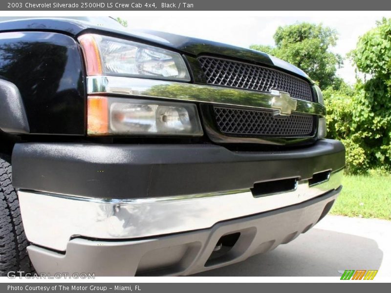 Black / Tan 2003 Chevrolet Silverado 2500HD LS Crew Cab 4x4