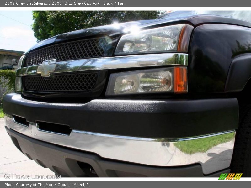 Black / Tan 2003 Chevrolet Silverado 2500HD LS Crew Cab 4x4