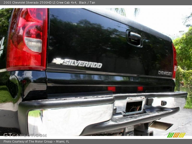 Black / Tan 2003 Chevrolet Silverado 2500HD LS Crew Cab 4x4