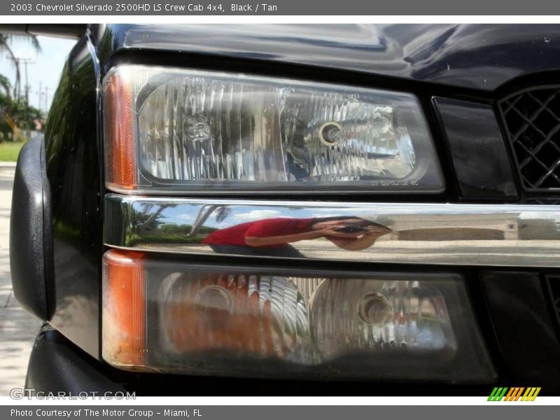 Black / Tan 2003 Chevrolet Silverado 2500HD LS Crew Cab 4x4