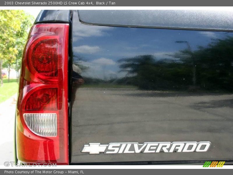 Black / Tan 2003 Chevrolet Silverado 2500HD LS Crew Cab 4x4