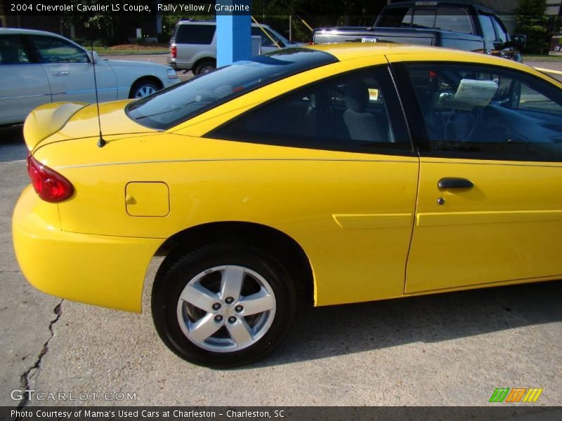 Rally Yellow / Graphite 2004 Chevrolet Cavalier LS Coupe