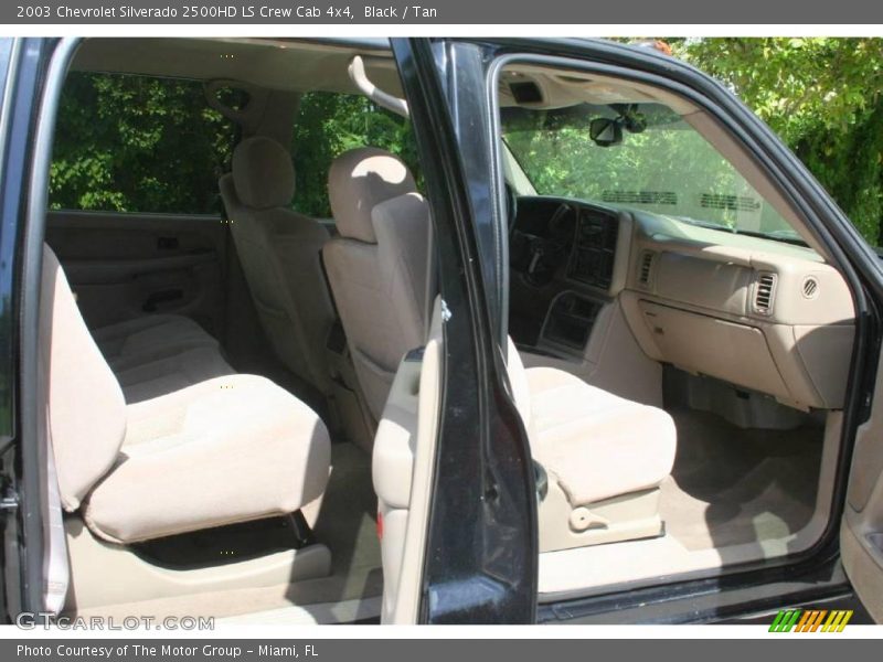 Black / Tan 2003 Chevrolet Silverado 2500HD LS Crew Cab 4x4