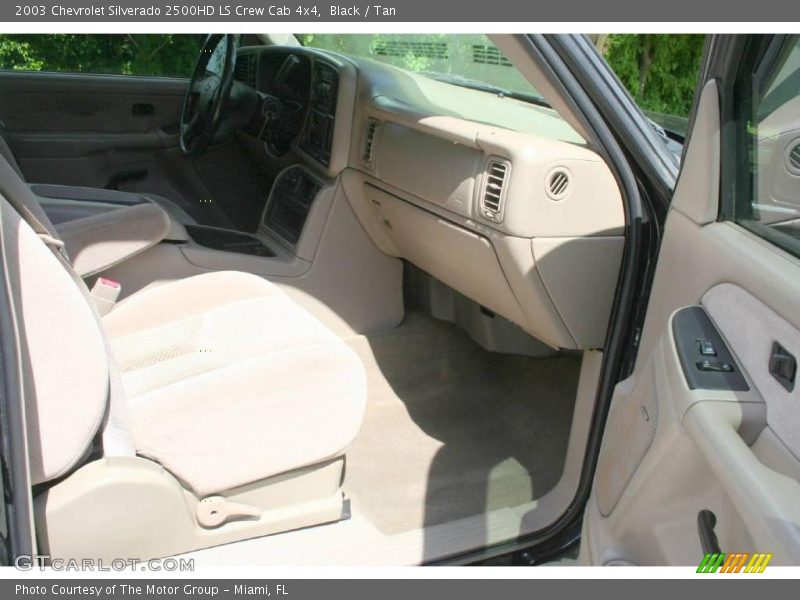 Black / Tan 2003 Chevrolet Silverado 2500HD LS Crew Cab 4x4