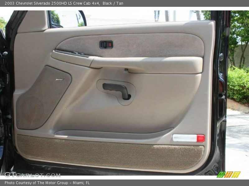 Black / Tan 2003 Chevrolet Silverado 2500HD LS Crew Cab 4x4
