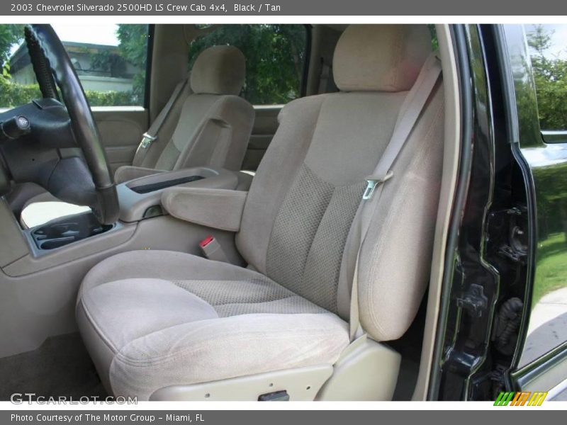 Black / Tan 2003 Chevrolet Silverado 2500HD LS Crew Cab 4x4