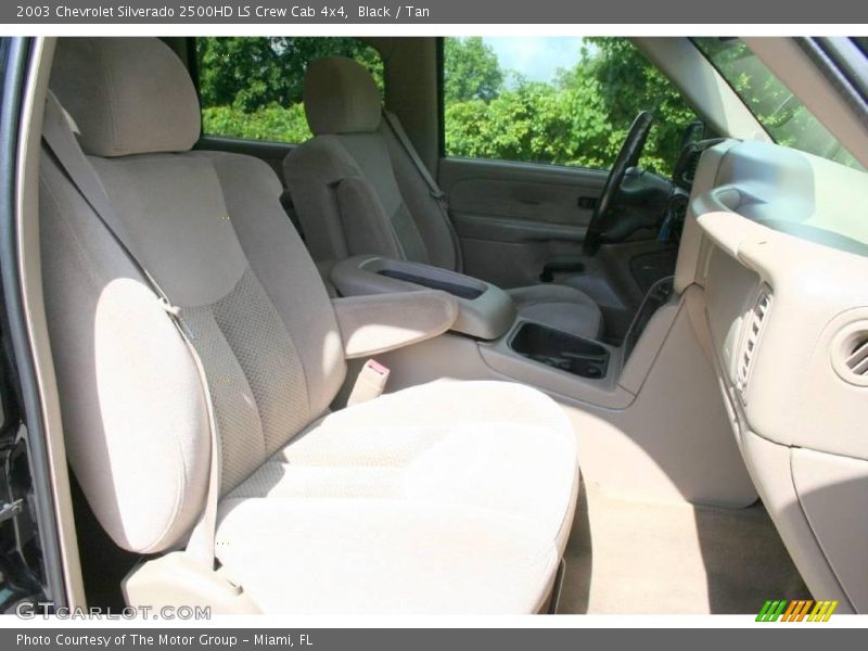 Black / Tan 2003 Chevrolet Silverado 2500HD LS Crew Cab 4x4