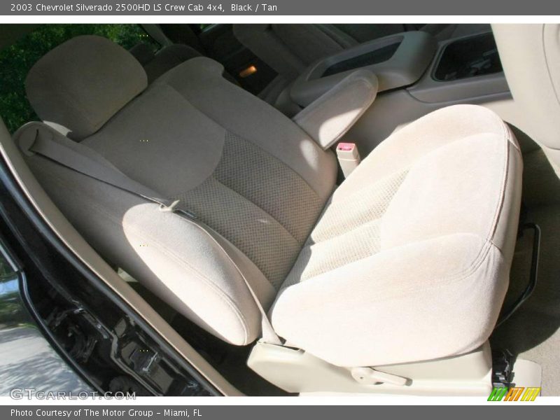 Black / Tan 2003 Chevrolet Silverado 2500HD LS Crew Cab 4x4