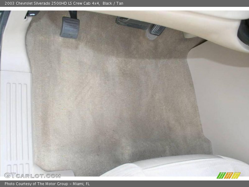 Black / Tan 2003 Chevrolet Silverado 2500HD LS Crew Cab 4x4