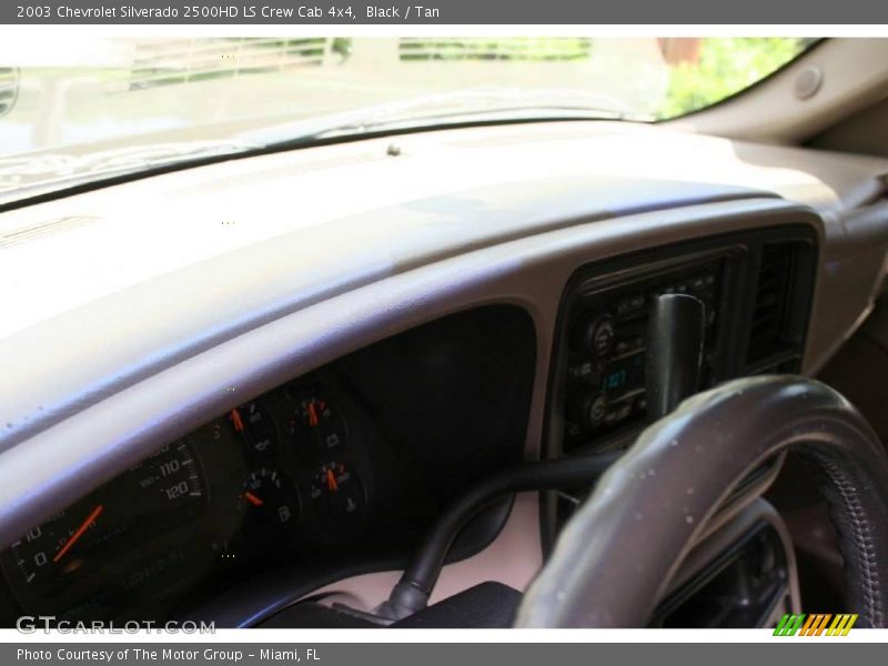 Black / Tan 2003 Chevrolet Silverado 2500HD LS Crew Cab 4x4