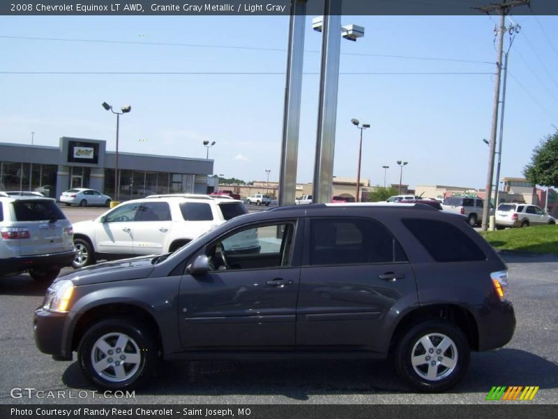 Granite Gray Metallic / Light Gray 2008 Chevrolet Equinox LT AWD