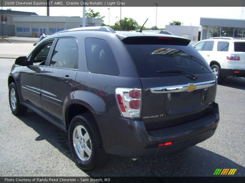 Granite Gray Metallic / Light Gray 2008 Chevrolet Equinox LT AWD
