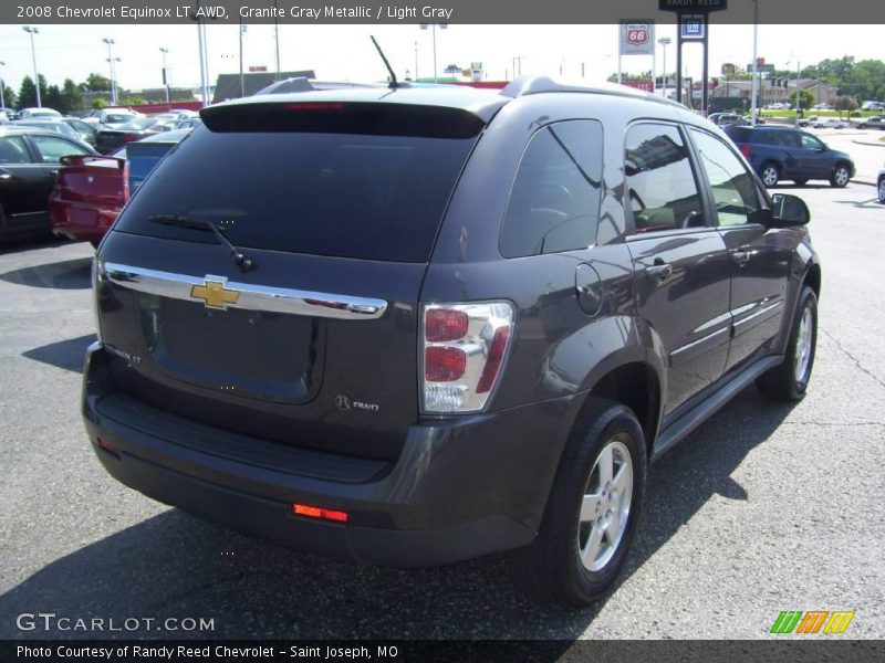 Granite Gray Metallic / Light Gray 2008 Chevrolet Equinox LT AWD
