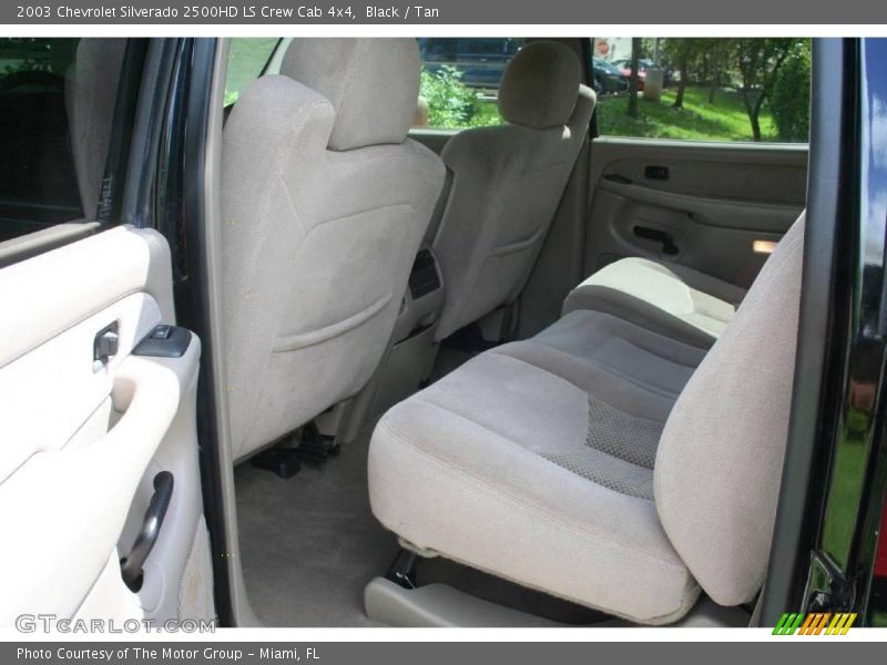 Black / Tan 2003 Chevrolet Silverado 2500HD LS Crew Cab 4x4