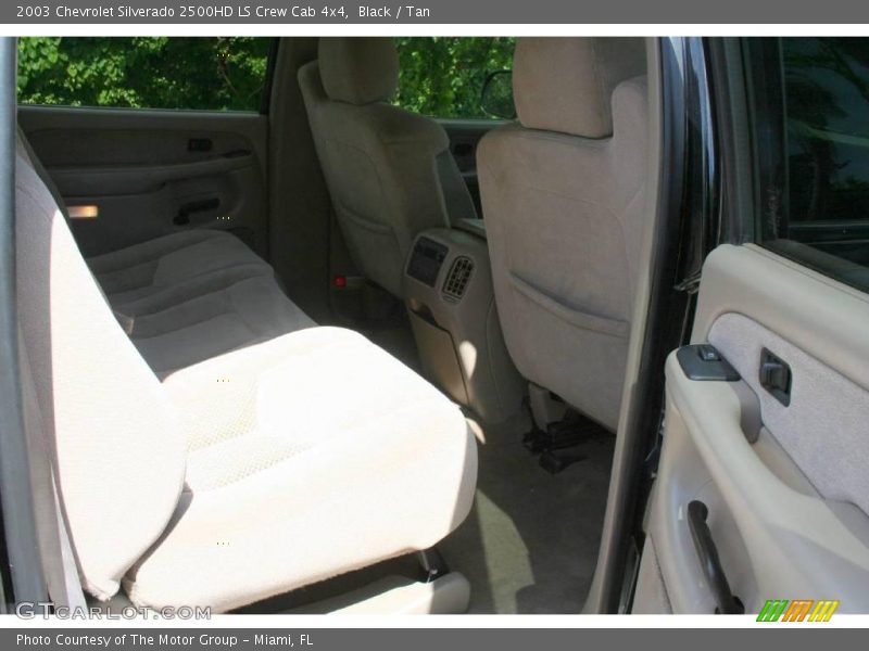 Black / Tan 2003 Chevrolet Silverado 2500HD LS Crew Cab 4x4