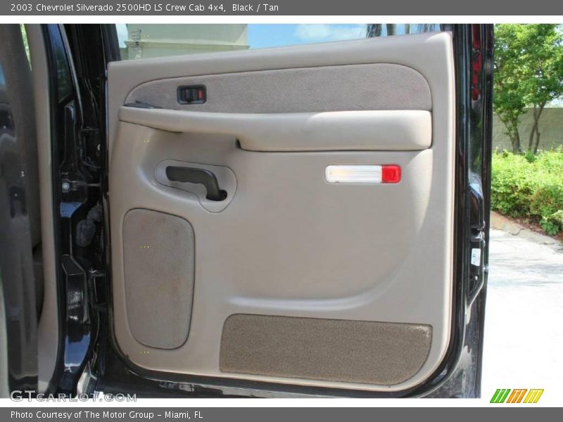Black / Tan 2003 Chevrolet Silverado 2500HD LS Crew Cab 4x4