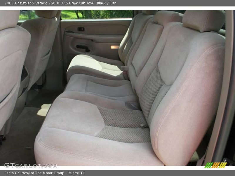 Black / Tan 2003 Chevrolet Silverado 2500HD LS Crew Cab 4x4
