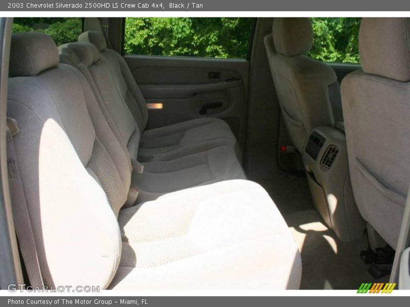 Black / Tan 2003 Chevrolet Silverado 2500HD LS Crew Cab 4x4