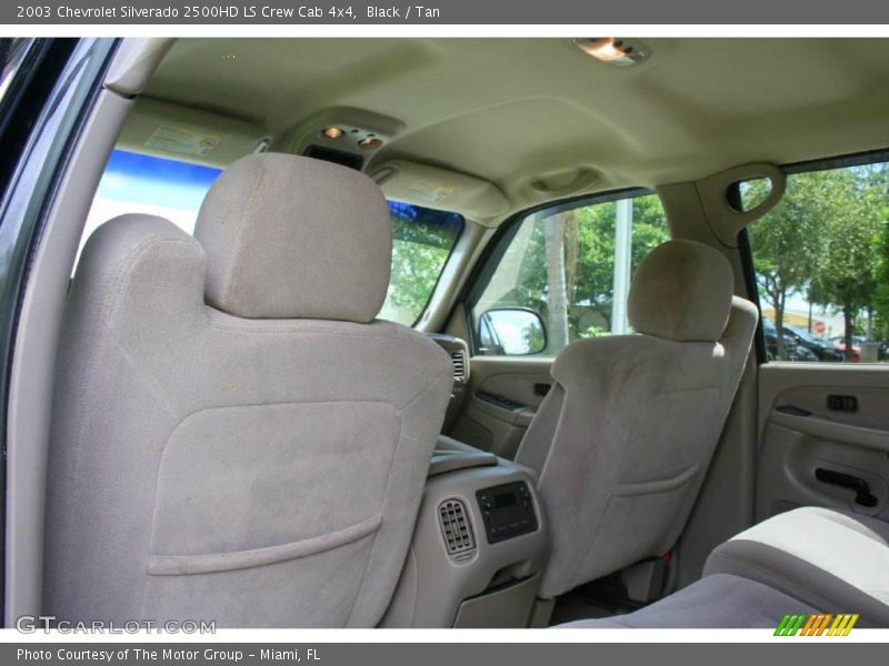 Black / Tan 2003 Chevrolet Silverado 2500HD LS Crew Cab 4x4