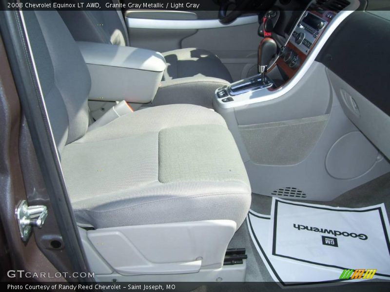 Granite Gray Metallic / Light Gray 2008 Chevrolet Equinox LT AWD