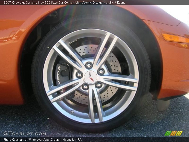 Atomic Orange Metallic / Ebony 2007 Chevrolet Corvette Indy 500 Pace Car Convertible