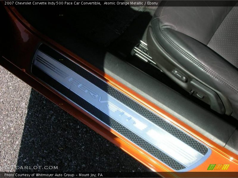 Atomic Orange Metallic / Ebony 2007 Chevrolet Corvette Indy 500 Pace Car Convertible
