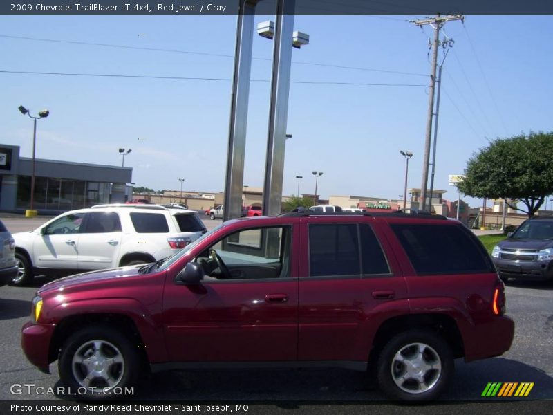 Red Jewel / Gray 2009 Chevrolet TrailBlazer LT 4x4