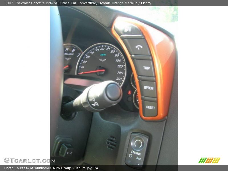 Atomic Orange Metallic / Ebony 2007 Chevrolet Corvette Indy 500 Pace Car Convertible