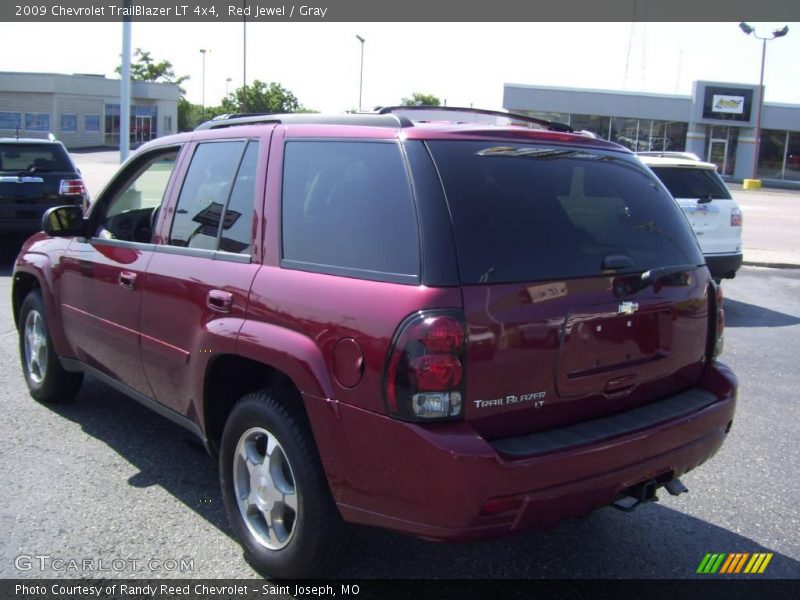Red Jewel / Gray 2009 Chevrolet TrailBlazer LT 4x4