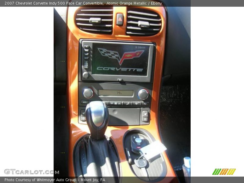 Atomic Orange Metallic / Ebony 2007 Chevrolet Corvette Indy 500 Pace Car Convertible
